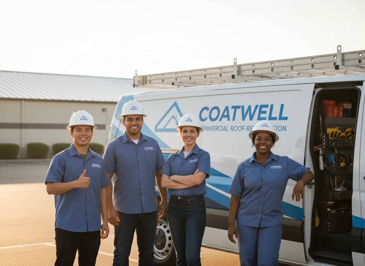 Commercial roof coating company in Toluca, IL